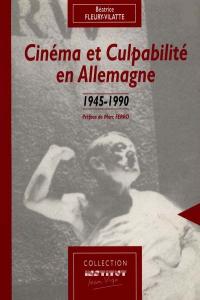 Couverture du livre Cinéma et culpabilité en Allemagne - de Béatrice Fleury-Vilatte