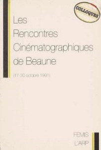 Couverture du livre Les Rencontres cinématographiques de Beaune par Collectif