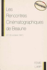 Couverture du livre Les Rencontres cinématographiques de Beaune - Collectif