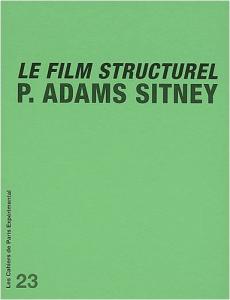 Couverture du livre Le Film structurel - de P. Adams Sitney