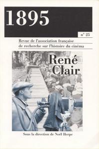 Couverture du livre René Clair par Collectif dir. Noël Herpe