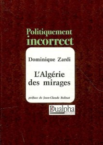Couverture du livre L'Algérie des mirages - de Dominique Zardi