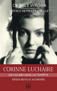 Couverture du livre Corinne Luchaire - de Carole Wrona