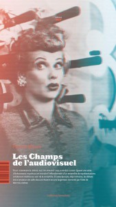 Couverture du livre Les Champs de l'audiovisuel - de Patrice Blouin