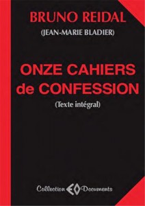 Couverture du livre Onze cahiers de confession par Bruno Reidal