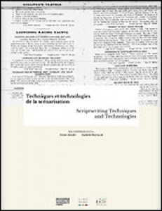 Couverture du livre Techniques et technologies de la scénarisation - Sous la direction de Olivier Asselin et Isabelle Raynauld