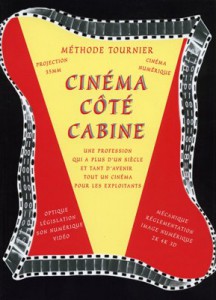 Couverture du livre Cinéma coté cabine - de Maurice Tournier