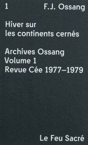 Couverture du livre Hiver sur les continents cernés - de Frédéric-Jacques Ossang