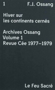 Couverture du livre Hiver sur les continents cernés par Frédéric-Jacques Ossang