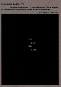 Cover of the book La Part du son - Collective