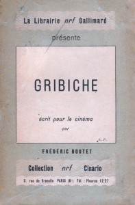 Couverture du livre Gribiche - de Frédéric Boutet