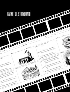 Couverture du livre Carnet de storyboard par Collectif