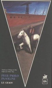 Couverture du livre Le Chaos - de Pier Paolo Pasolini