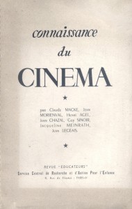 Couverture du livre Connaissance du cinéma - Collectif