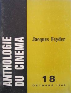 Couverture du livre Jacques Feyder - de Victor Bachy