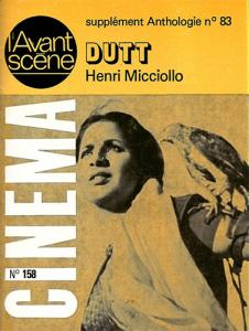 Couverture du livre Dutt - de Henri Micciollo