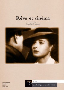 Couverture du livre Rêve et cinéma - Sous la direction de Adolphe Nysenholc