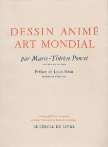 Couverture du livre Dessin animé art mondial par Marie-Thérèse Poncet