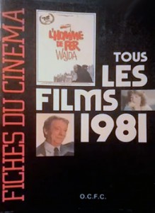 Couverture du livre Tous les films 1981 par Collectif