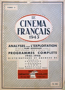 Couverture du livre Le Cinéma français 1945 par Collectif