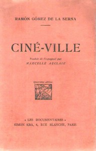 Couverture du livre Ciné-ville par Ramón Gómez de la Serna