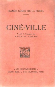 Couverture du livre Ciné-ville - de Ramón Gómez de la Serna