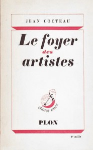 Couverture du livre Le foyer des artistes par Jean Cocteau
