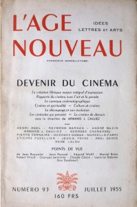 Couverture du livre Devenir du cinéma par Collectif dir. Armand Cauliez