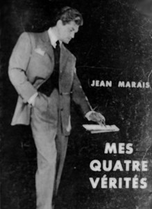 Couverture du livre Mes quatre vérités - de Jean Marais