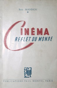 Couverture du livre Cinéma, reflet du monde - de René Mandion