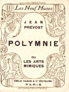Couverture du livre Polymnie - de Jean Prévost
