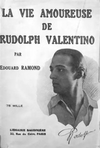 Couverture du livre La Vie amoureuse de Rudolph Valentino - de Edouard Ramond