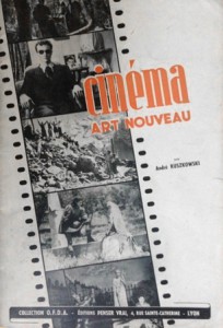 Couverture du livre Cinéma, art nouveau - de André Ruszkowski