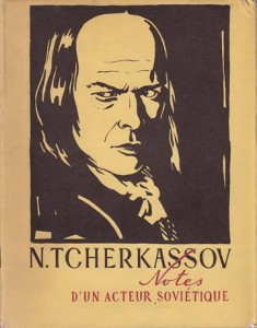 Couverture du livre Notes d'un acteur soviétique - de Nikolaï Tcherkassov