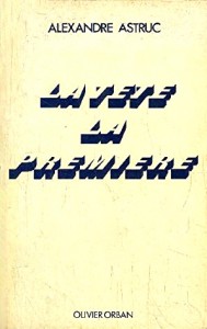 Couverture du livre La Tête la première - de Alexandre Astruc