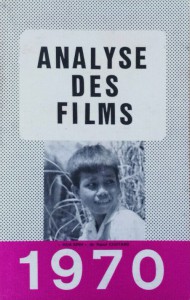 Couverture du livre Analyse des films 1970 - Collectif