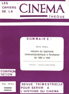 Couverture du livre Histoire du spectacle cinématographique à Perpignan de 1896 à 1944 - Sous la direction de Marcel Oms