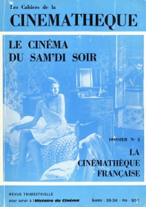 Couverture du livre Le Cinéma du samedi soir - Collectif