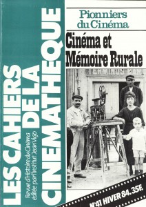 Couverture du livre Cinéma et mémoire rurale - Collectif