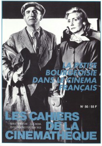 Couverture du livre La petite bourgeoisie dans le cinéma français par Collectif