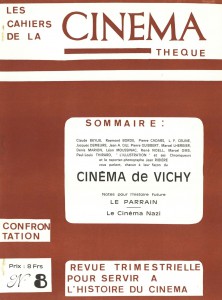 Couverture du livre Le cinéma de Vichy par Collectif dir. Pierre Roura