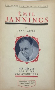 Couverture du livre Emil Jannings par Jean Mitry
