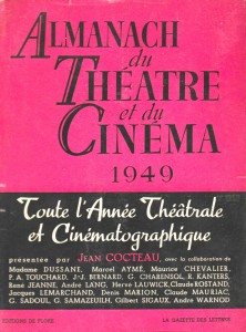Couverture du livre Almanach du théâtre et du cinéma 1949 par Collectif dir. Jean Vagne