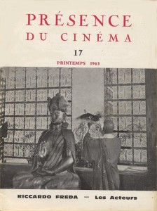 Couverture du livre Riccardo Freda - Les acteurs - Collectif