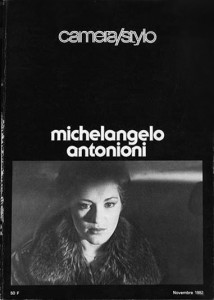 Couverture du livre Michelangelo Antonioni par Collectif