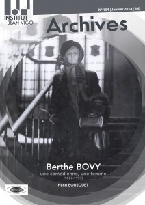 Couverture du livre Berthe Bovy par Henri Bousquet
