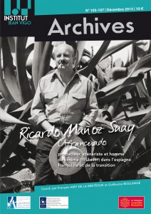 Couverture du livre Ricardo Muñoz Suay par Collectif