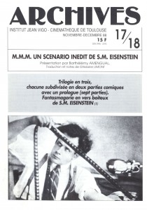 Cover of the book M.M.M. Un scénario inédit de S.M. Eiseinstein - by Sergueï Eisenstein and Barthélémy Amengual