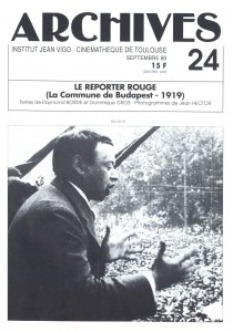 Couverture du livre Le Reporter rouge - de Raymond Borde et Dominique Gros