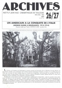 Couverture du livre Un américain à la conquête de l'Italie - de Paolo Cherchi Usai